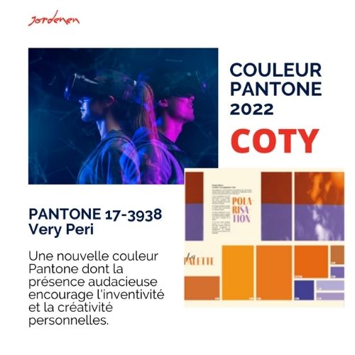 Cette année la couleur pantone 2022 Very Peri va donner le ton au monde de la création et de la conception !