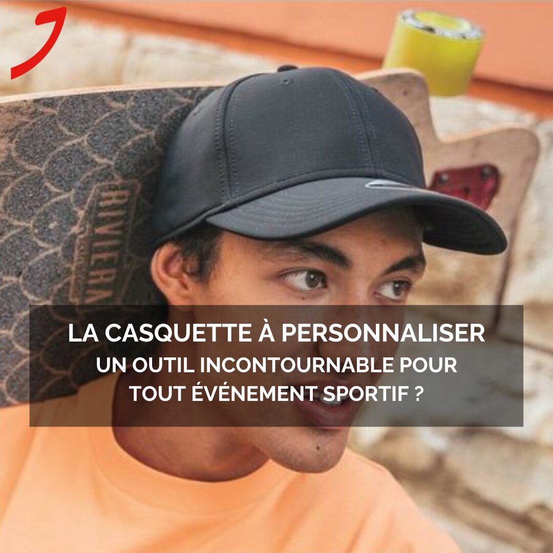 Casquette à personnaliser et événement sportif