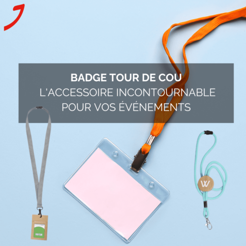 Badge tour de cou personnalisé jordenen