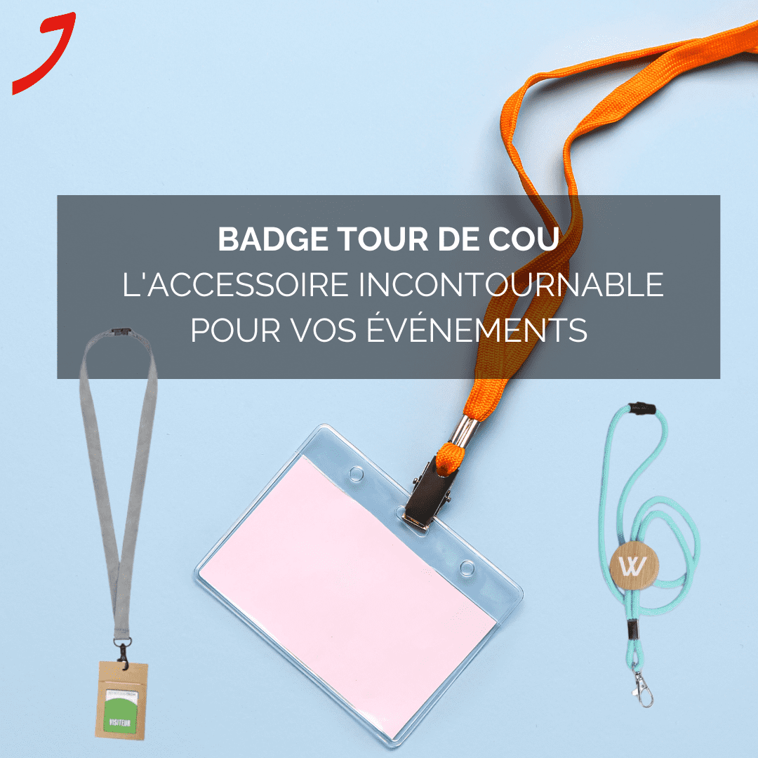 Badge tour de cou personnalisé jordenen